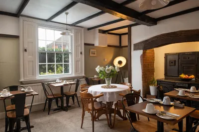 Full English breakfast served at Springfield House B&B, Coleshill — ideal for corporate guests near Birmingham Airport